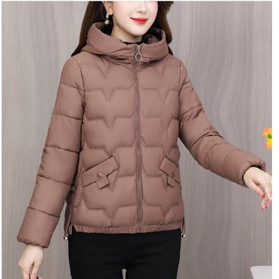 White Down Padded Jacket Women's Winter Loose Plus Size Mother's Padded Jacket