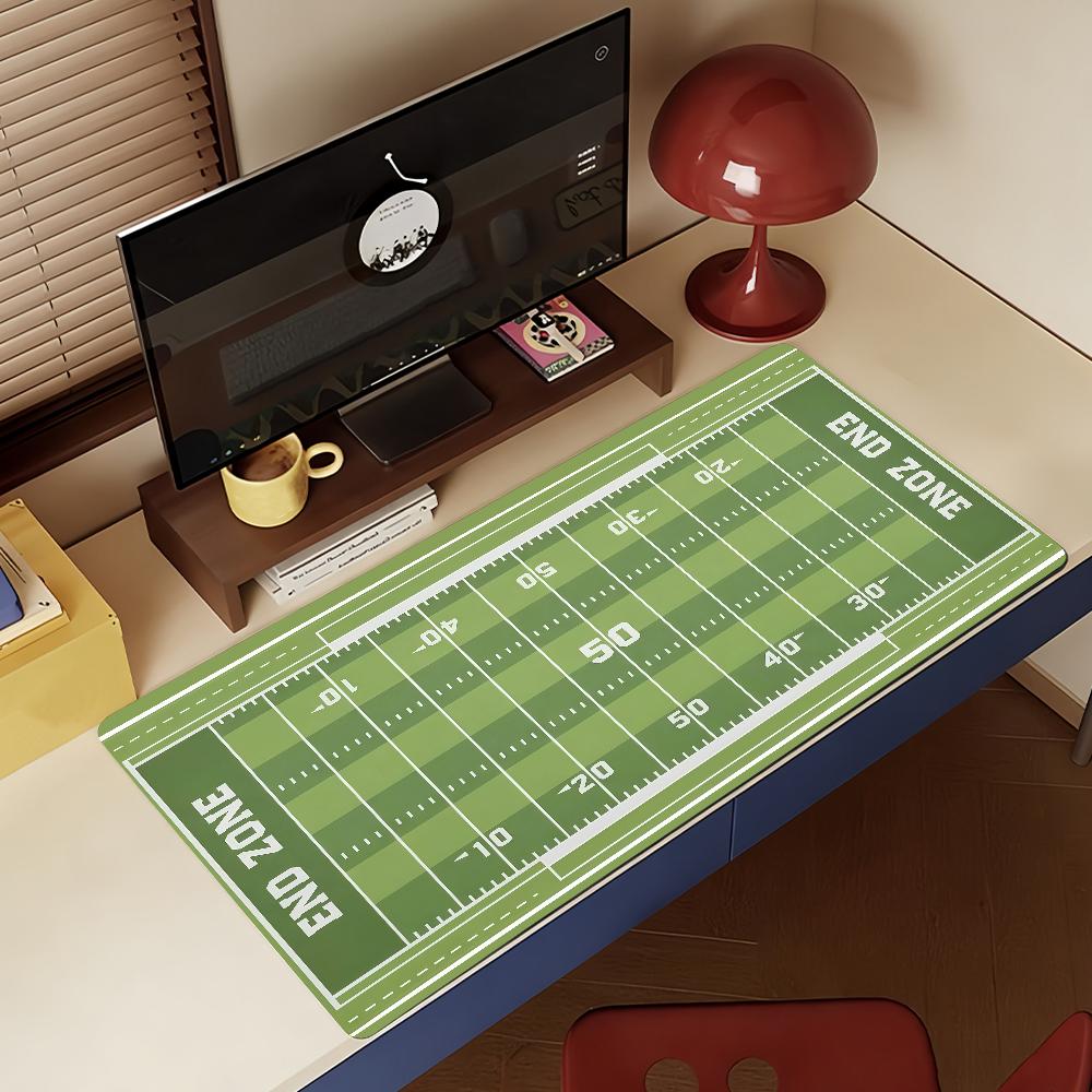 Football Field Mouse Pad Nonslip Rubber Computer Mat Gamer Balance Decoracion Deskmat Laptop Office Large