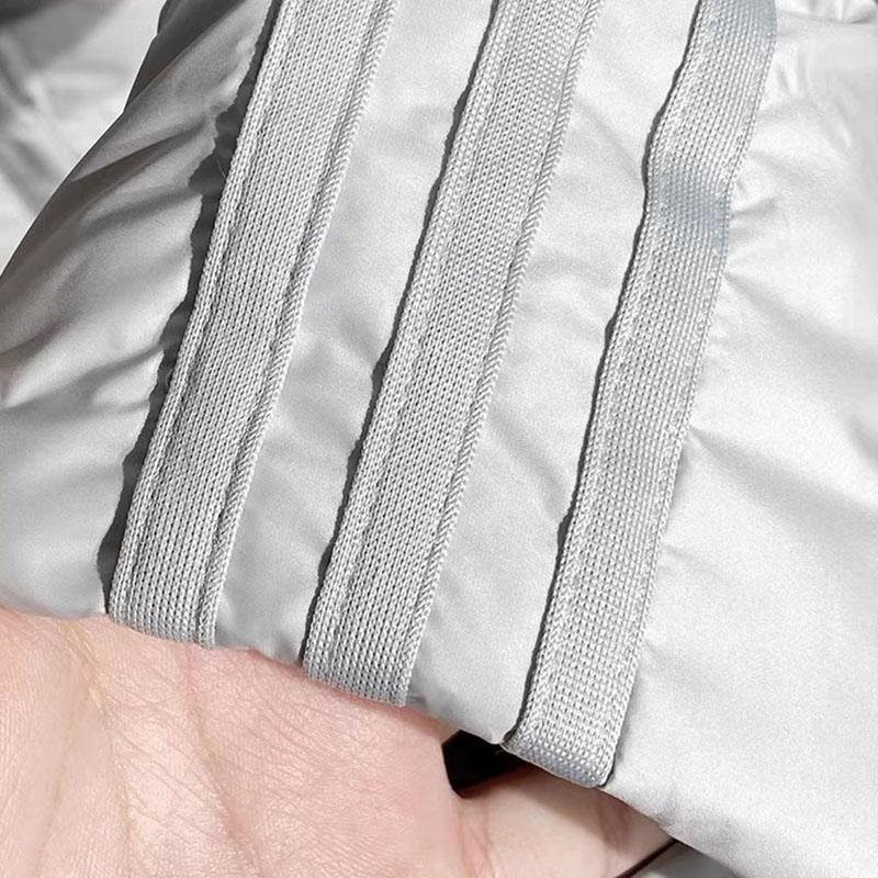 adidas Down Jackets Unisex Gray Hooded Moderate IK2414