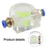 1pcs Flow Meter Water Cooling Monitor Spindle Motor Rotation Cooling Indicator Shell Flow Measuring Instruments