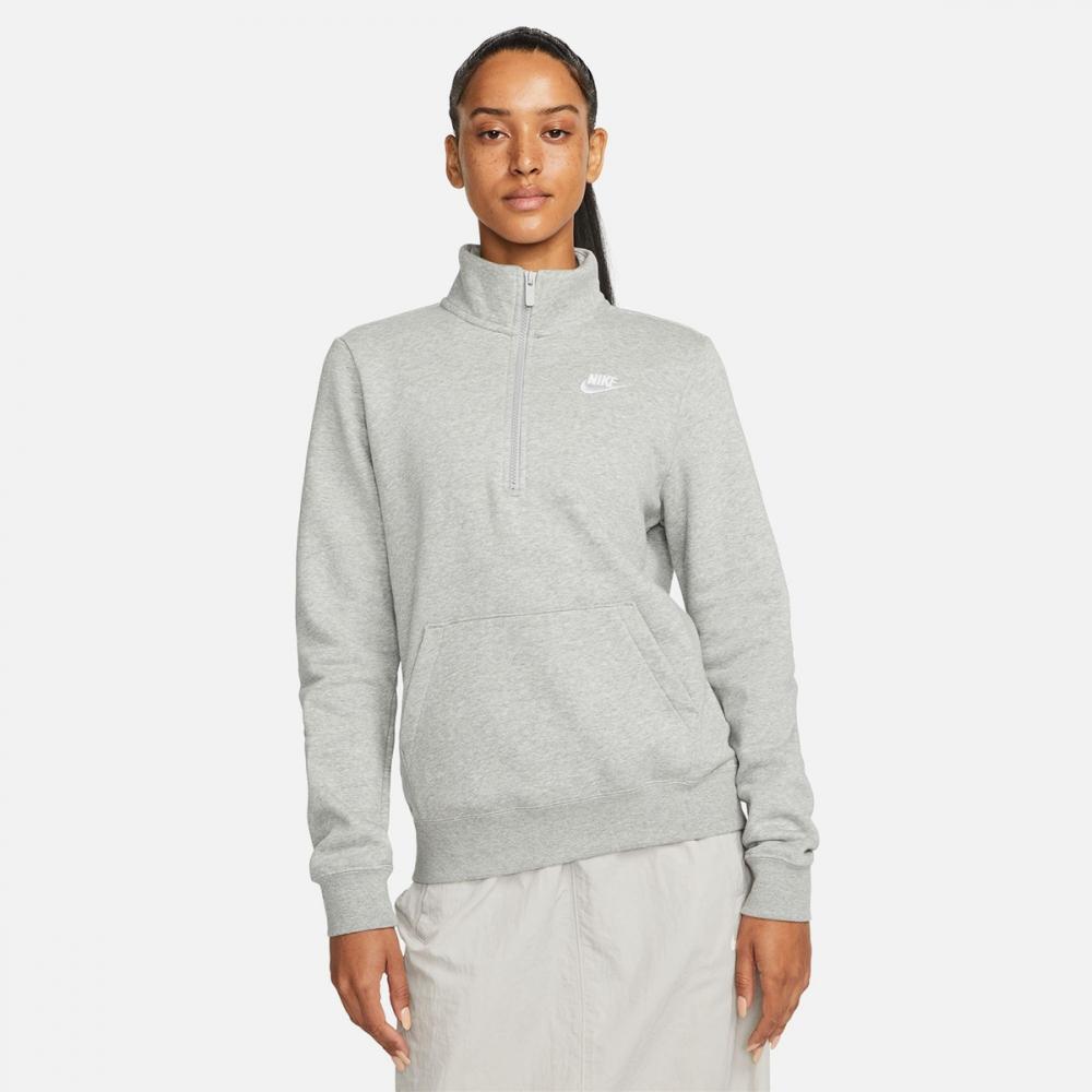 

Nike Women s Nike Sportswear Club Fleece Quarter Zip DQ5839 063
