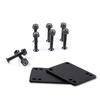 2Pcs 5inch Aluminum Skateboards Truck Skateboards Wheel Bracket Professional Bridge Skate Board Bracket Enduring Base