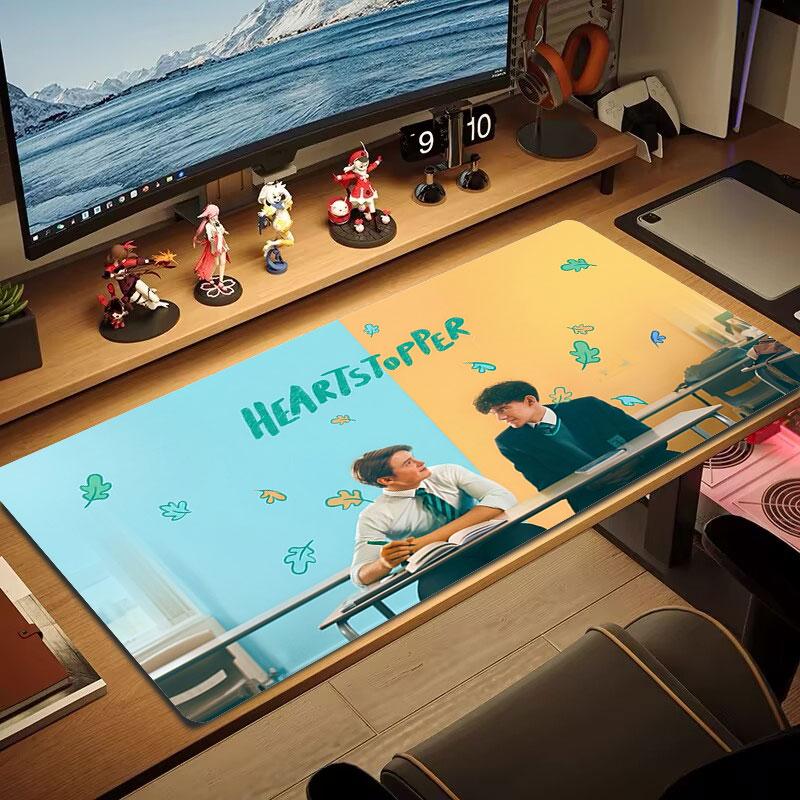 Boyfriend Moments Large Size Mouse Pad Large Gaming Table Cushion Nonslip Laptop Tablet Big Mousepad Xxl Mat Mini Pc Playmat With Lock Edge