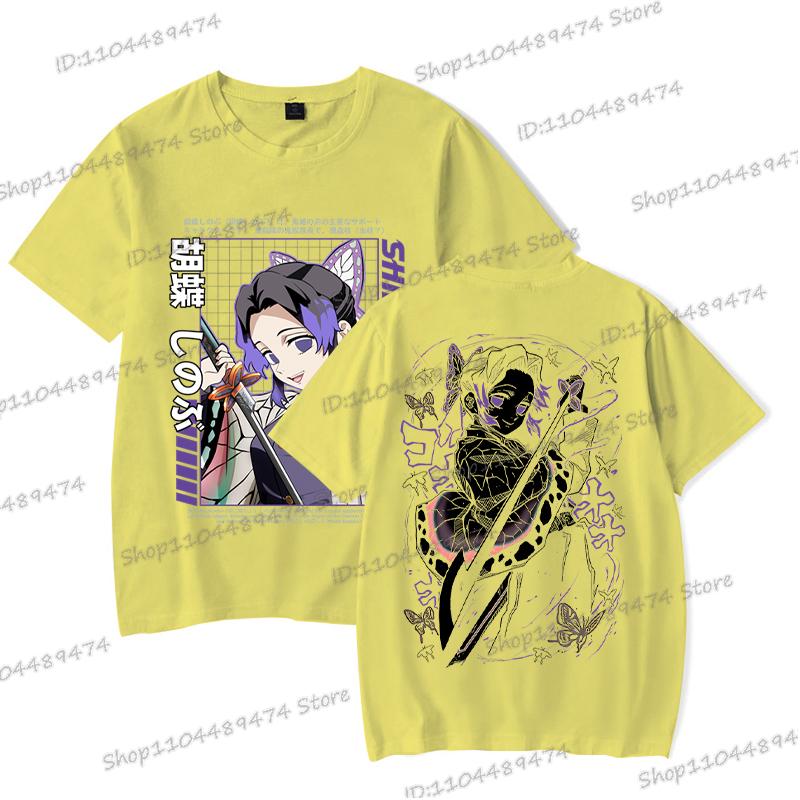

Канао Цуюри Манга Клинок, рассекающий демонов Футболки Эстетика Уличный Винтаж Kimetsu No Yaiba Топы 2025 Летняя Мода Женские Мужские Футболки 3XL