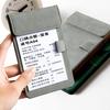 Restaurant Menu Clipboard A6 Writing Pad PU Leather Clipboard Mini Paper Tablet Conference Folder Colorful A6 Bill Clip