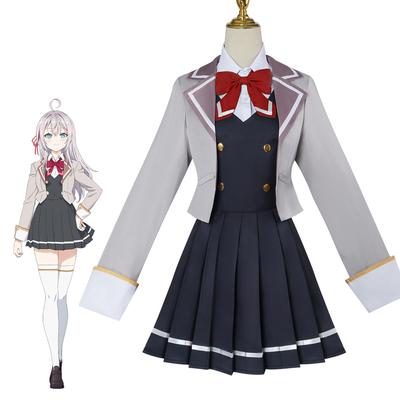 Anime Alya versteckt manchmal ihre Gefühle auf Russisch Alisa Mikhailovna Kujou Cosplay Kostüm Uniform Halloween Party für Frauen Männer Karneval Requisiten