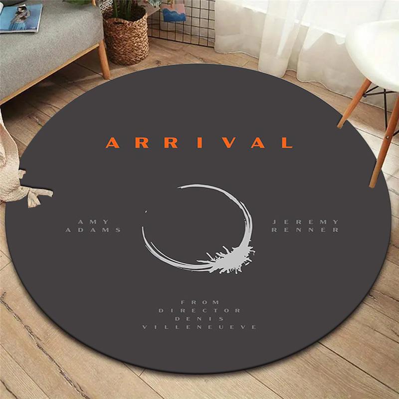 

Круглий килим Vortex Crossing Gate, Килимок для вітальні, спальні, біля дивана, дитячої кімнати, Нековзкий килимок для підлоги 80cmx80cm