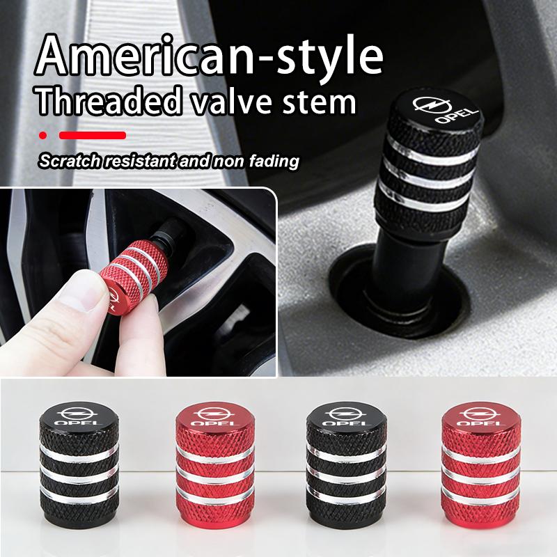 4/8pcs Car Wheel Tire Valve Protection Cap Dustproof Accessories For Opel Corsa Mokka Astra Cascada Adam Insignia Meriva Vectra