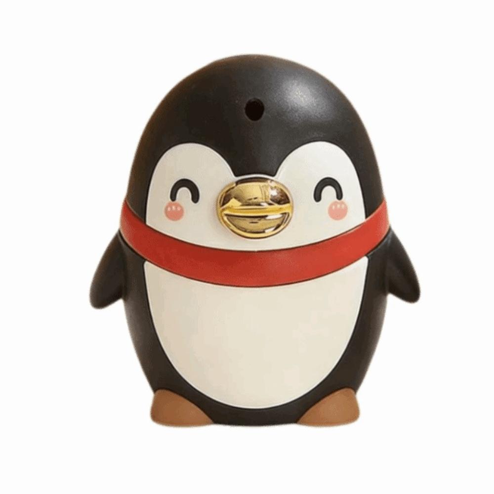 Creative Penguin Toothpick Container Cartoon Automatic Toothpick Pop-Up Toothpick Box  Kitchen Use белый