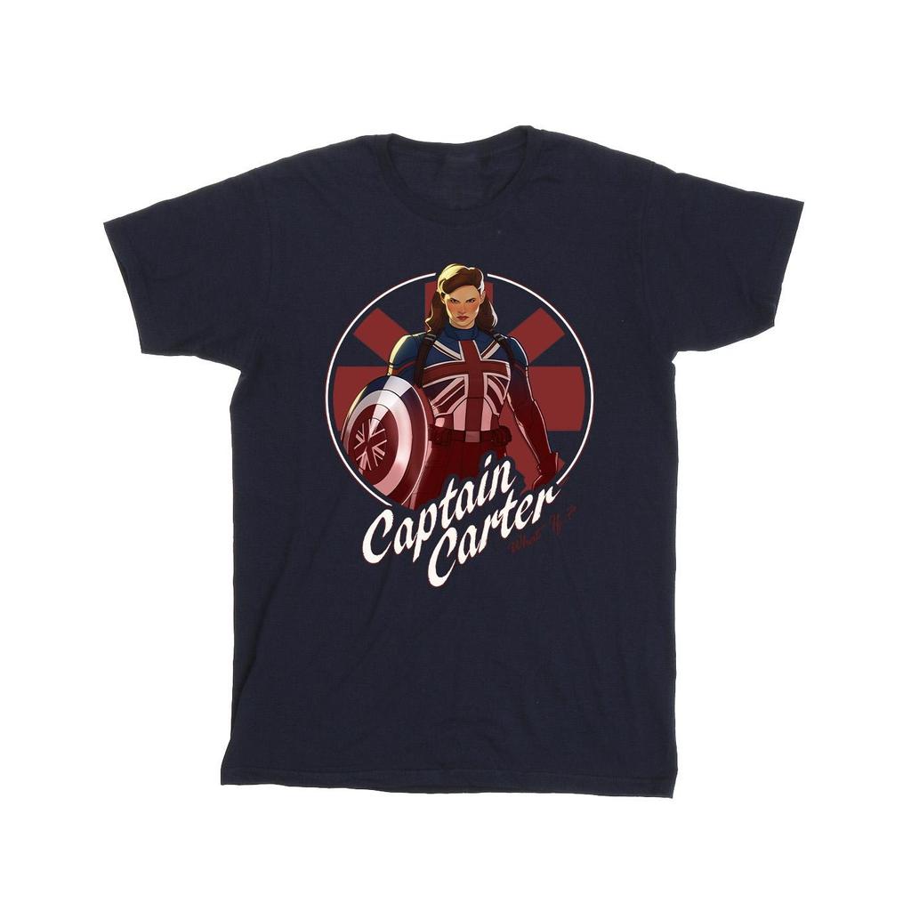 Marvel Mens What If Captain Carter T-Shirt