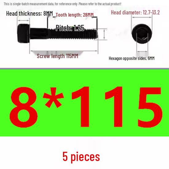 High-Strength Grade 12.9 Internal Hex Head Screws M1.4-M20
