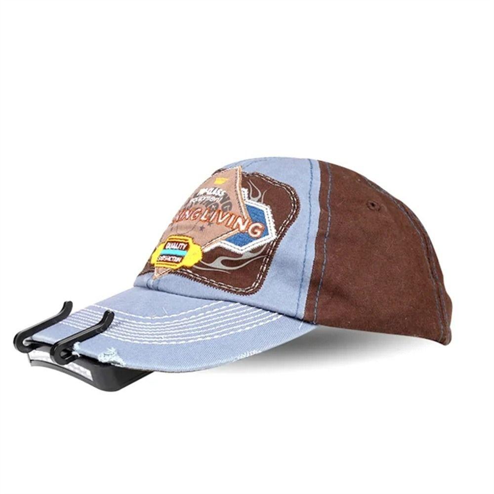 Front Light Baseball Cap Light 11LED Hat Clip Lamp Portable Hat Brim Light  Outdoor Sports