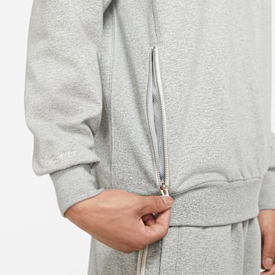 Men's Nike Sweatshirts Men's Light Gray Crew Neck Moderate Regular