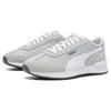 Puma R78 Fabric Cow Split Leather Synthetic Comfortable Shock Absorbing Wear Resistant Low Top Casual Shoes Unisex Casual Shoes Silver White 392901-08