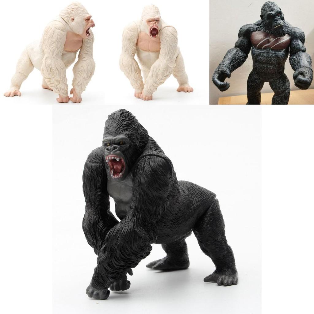 Original Bandai Shm King Kong Gorilla Model Toys Exquisite Action Figure For Childrens Gifts