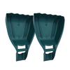 1 Pair Leaf Scoops and Claws Sturdy Ergonomic Grip Hand Held Garde Leaf Rake for Lawn Grass Removal