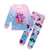 Children's Fashion Suit Skirt Round Neck Long Sleeve Top Pants