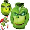 Rascal Green Monster The Grinch Men's Hoodie Jacket Featuring Soft And Breathable Material For Comfortable Wear