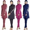 Muslim Lady Modesty Swimwear Swimsuit Full Cover Islamic Beachwear Arab Burkini