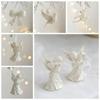 Glitter Christmas Tree Ornament Plastic Mini Glitter Pendant  Living Room