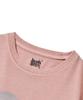 BROWNBREATH W Bb Heart Pigment Crop Tee - Indy Pink