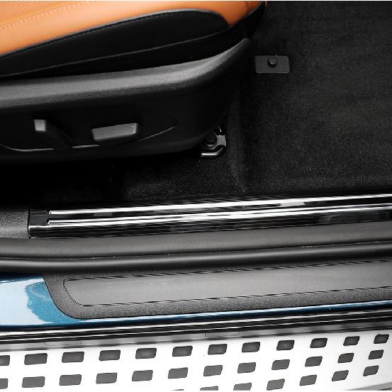 Per Kia Sportage NQ5 2026 Protezione Copri Soglia Interna Portiera in Acciaio Inossidabile Nero Pedale di Benvenuto Rivestimento Soglia Porta Accessori