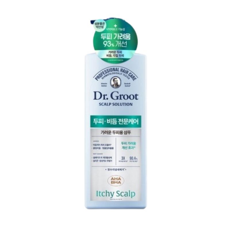 Dr.Groot Scalp Solution Anti-Itch Shampoo 700ml – Dandruff & Oily Scalp Care, Mild Acidic pH 5.5 700ml
