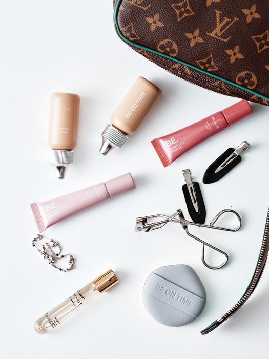BE ON TIME Glow Fit Foundation (No. 110/115) + Rubycell Puff Set