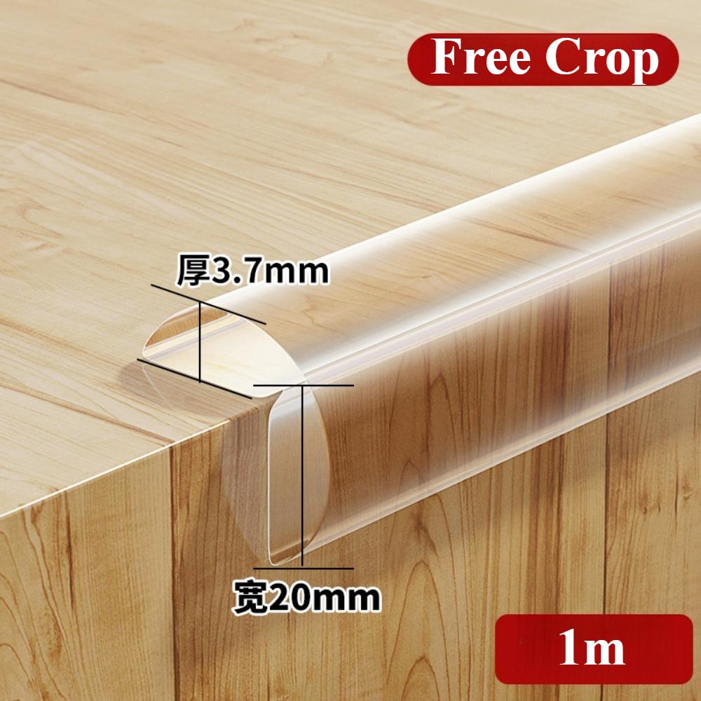 Transparenter Antikollisionsstreifen Unsichtbarer Tisch Eck Selbstklebend Bogenförmiges Design Kantenumwicklung Schutzstreifen für Baby Heim Sicherheit