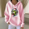Women's Fashion Casual Christmas Angel Print Pullover Long-Sleeve Sweatshirt