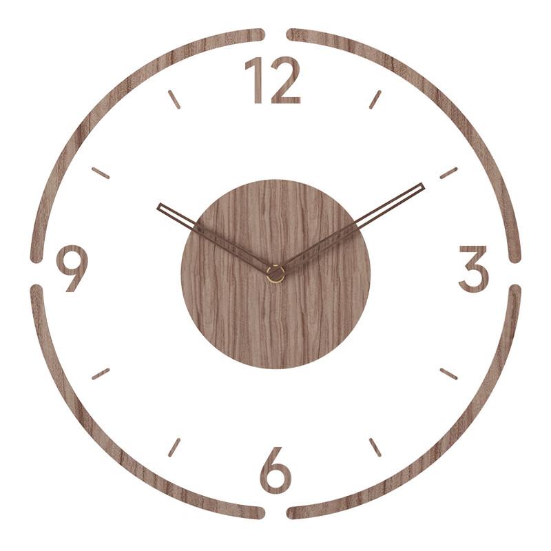 Nordic Frameless Glass Wall Clock