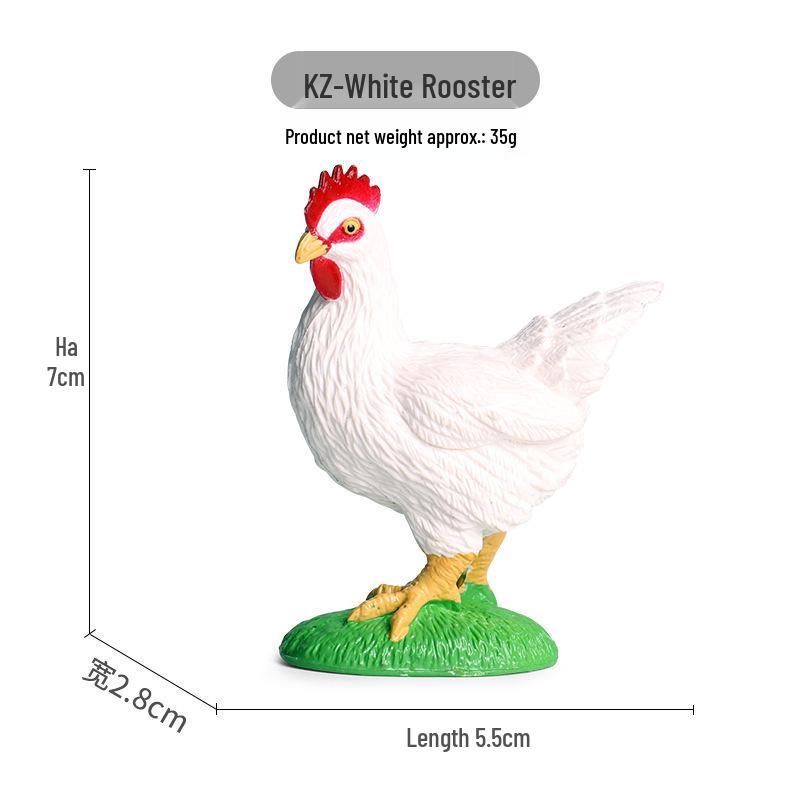 Wildlife Simulation Model: Tiger, Lion, Panda, Elephant, Rhinoceros, Kangaroo, Leopard, Horse, Sheep Toy Set