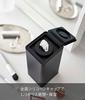 Yamazaki Roll-Type Wet Wipe Case, Black, Approx. W8 x D9 x H17cm, Tower Series, Airtight, Moisturizing, Silicone Cap, 6503