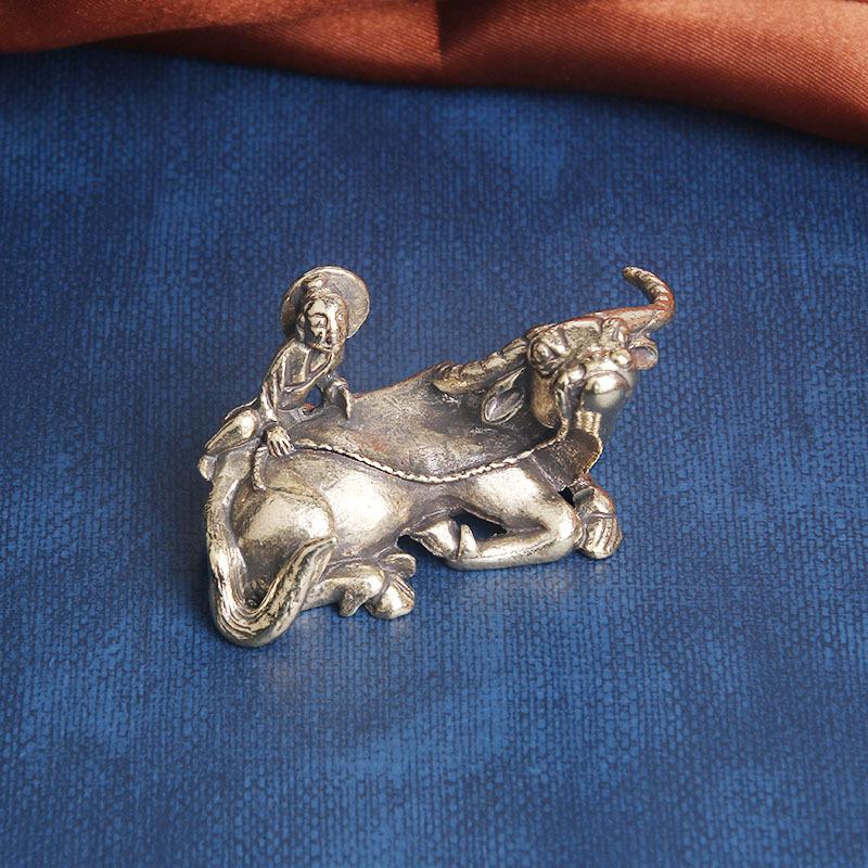 Чистая Латунь Мутонг Церемония Чайные Украшения Антикварные Разное Дети Бычок Домашнее Украшение Ремесла Оптом