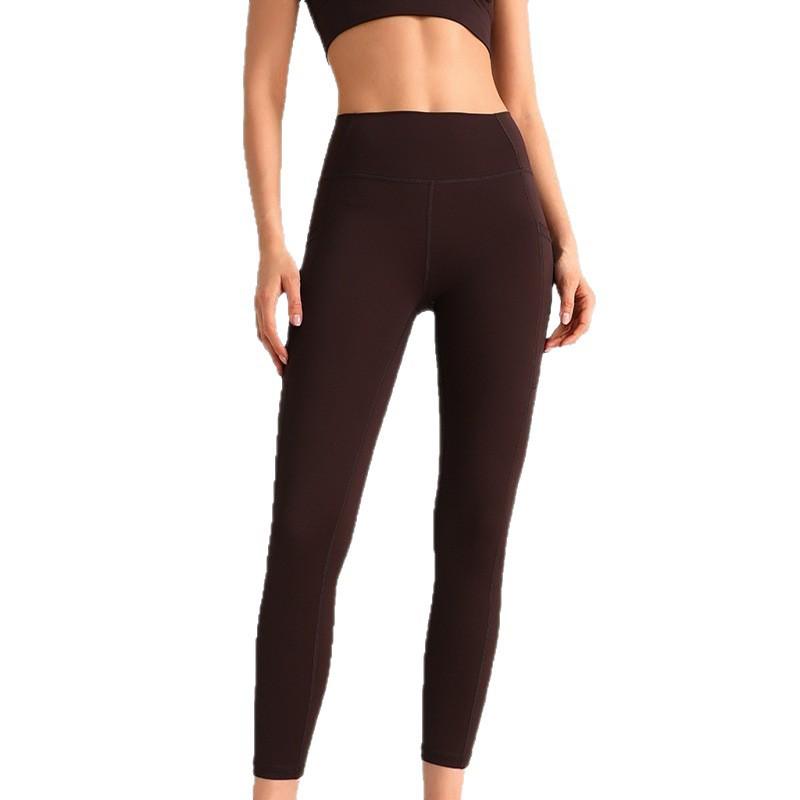 Women's Butt Lifting Yoga Pants with Side Pockets - Outdoor Fitness Leggings