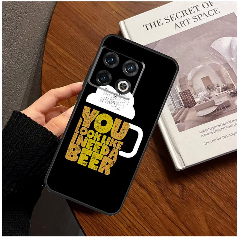 Beer Cup For OnePlus 13R 10R 12R 10T 8T 13T 11 12 13 15 Case For OnePlus Nord 5 CE 2 3 4 Lite N20 N30
