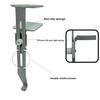 Christmas Stocking Holders Adjustable Mantle Christmas Sock Hook Anti-slip Fireplace Stocking Rack Multi-use Hooks for Xmas Party Decoration