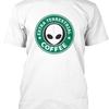 Alien Coffee Size Premium T Shirt M 2xl