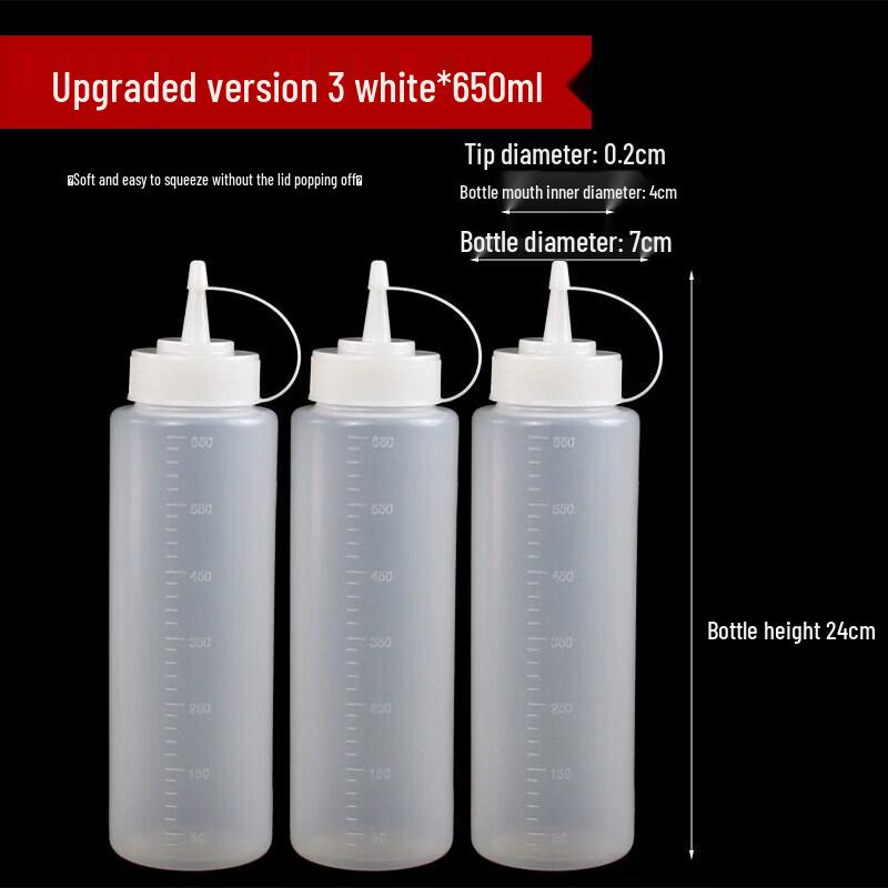Commercial Plastic Squeeze Sauce Bottle