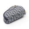 Used Dior Saddle Pouch Mini Trotter Pouch MC1928 canvas leather Navy Beige Used Women