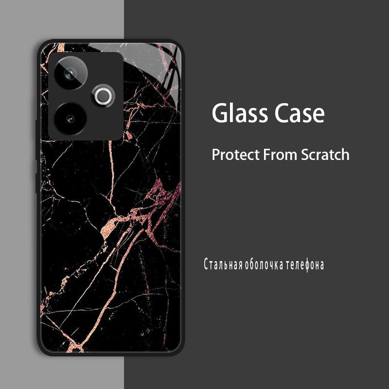 Etui na Realme GT7 5G RMX5061 Etui ze szkła hartowanego Twarda obudowa Dla Realme GT 7 Pro GT7 T RealmeGT 7T Etui ochronne Luksusowa Capa