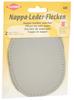 Knee and Elbow Patches - KLEIBER - Nappa Leather - Grey - 12.5 X 10 Cm - Very Resistant