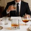Creative Whiskey Glasses Durable Spinnings Glassware Cocktails Wine Brandy Cup Water Juice Tea Mug Party Drinking Glass Tumbler