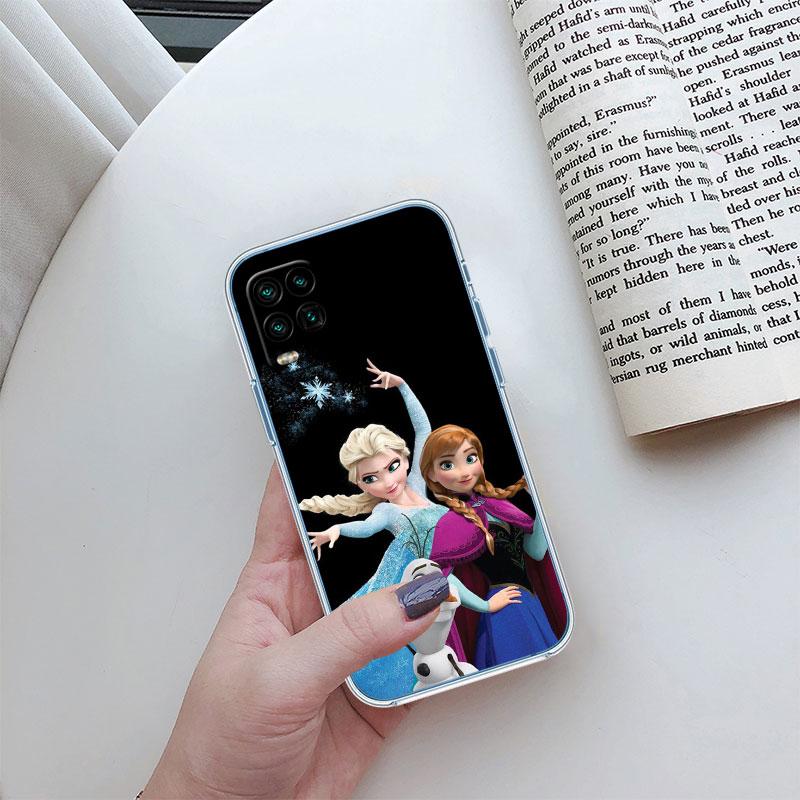 Frozen Olaf Elsa Anna Transparent Phone Case for Motorola Moto G40 G04 G05 One Ace Action Fusion + Plus Hyper Macro Vision Zoom