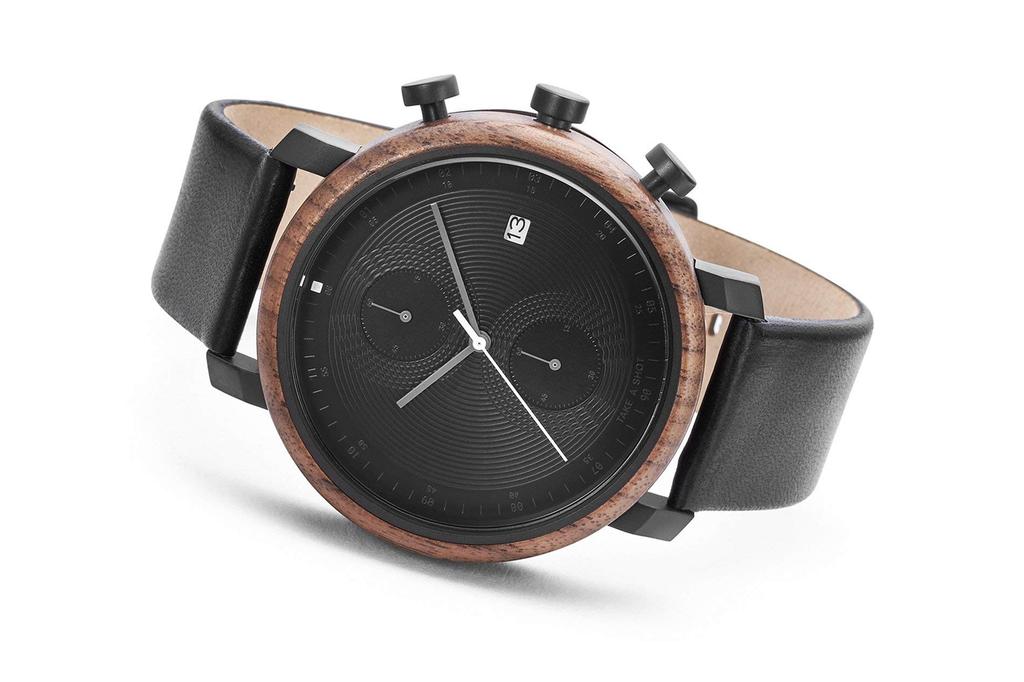 Watch the Shot Shot Charles 43mm Walnut
