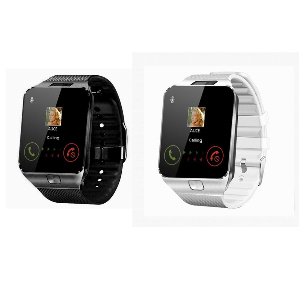 DZ09 Smartwatch Herren Damen Voll-Touchscreen Sport Wasserdicht Schrittzähler Smartwatch Mit Sim-Karte Android Uhr Verbunden Whatsap