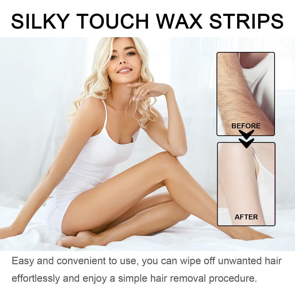 Ouhoe Gentle And Quick Hair Removal Wax Strips For Underarms Legs Arms And Body