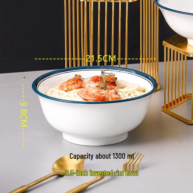 Chinese Ceramic Anti-scald Noodle Bowl