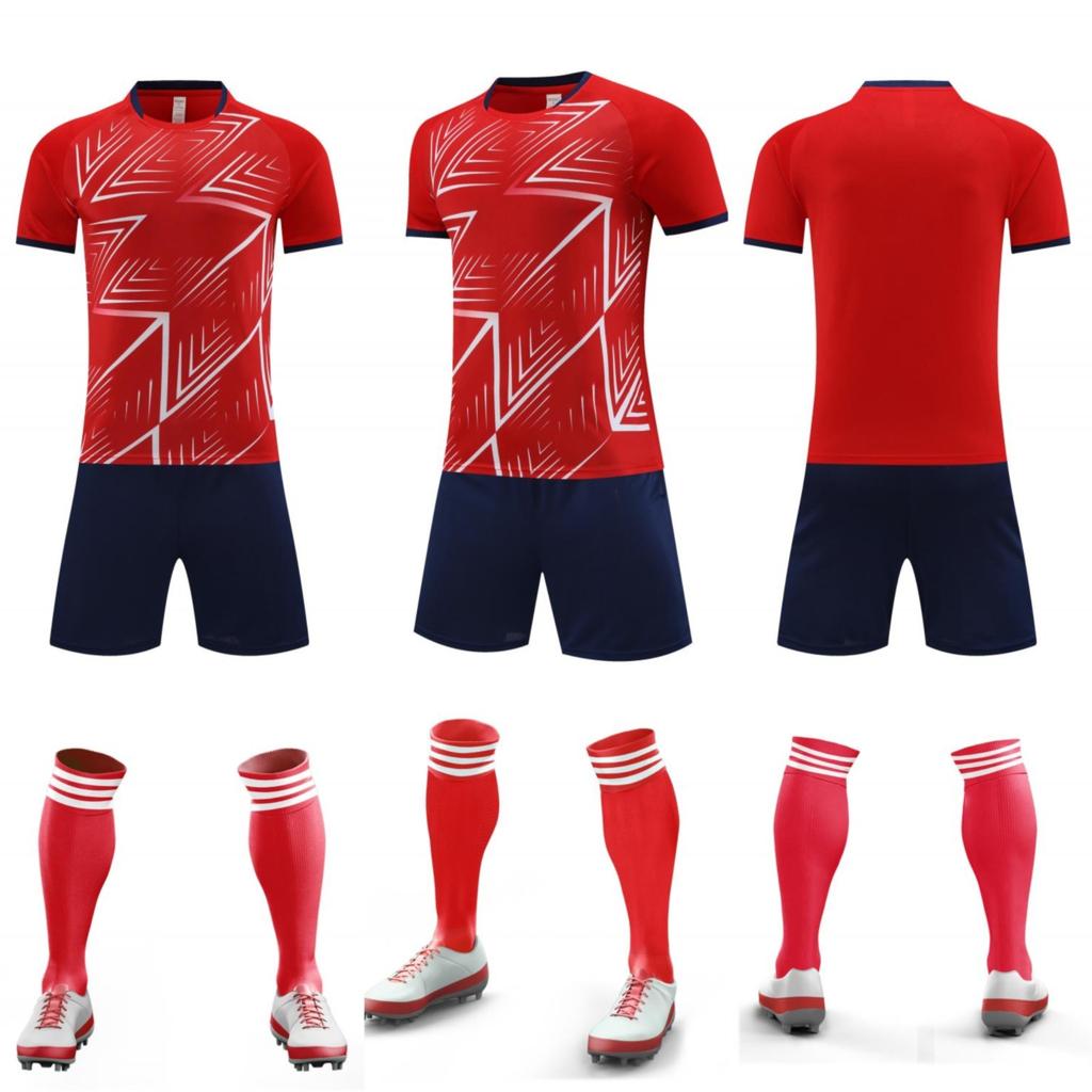 Football Suit, Boys And Girls Game Training Suit, Adult Sports Jersey, Short-Sleeved Quick-Drying Sportswear