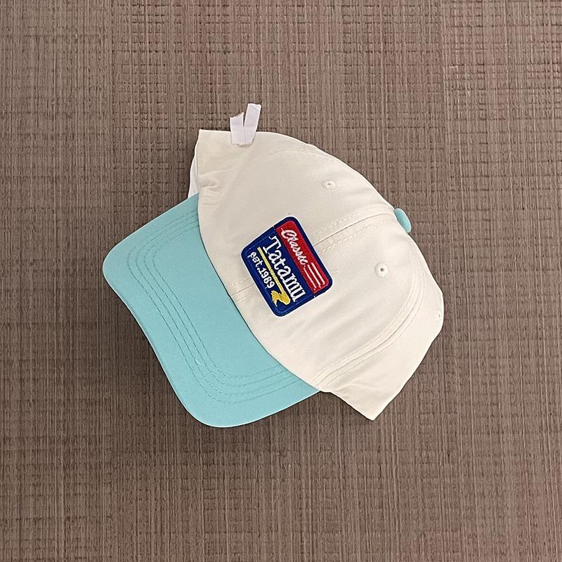 

Детские шапки Бейсбольная кепка с вышивкой букв и солнцезащитная шляпа